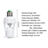 AC 100-240V E27 Lamp Holder Socket Converter With PIR Motion Sensor Ampoule E27 Lamp Base Intelligent Light Bulb Switch ► Photo 2/6