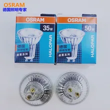 50 шт. DHL OSRAM 230V50W 230v35w 35D GU10 прожектор галогенная лампа, 64828FL 64821FL PAR16 ALU отражатель затемнения лампы, osram 64828 64821