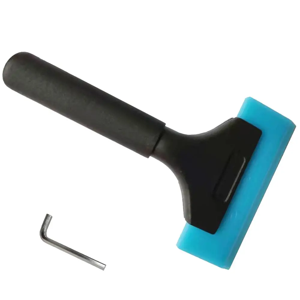 

Long Alloy Handle USA Bluemax Squeegee Building Film Car Tinting Glass Clean Water Wiper Ice Scraper Carbon Fiber Wrap Tool B25
