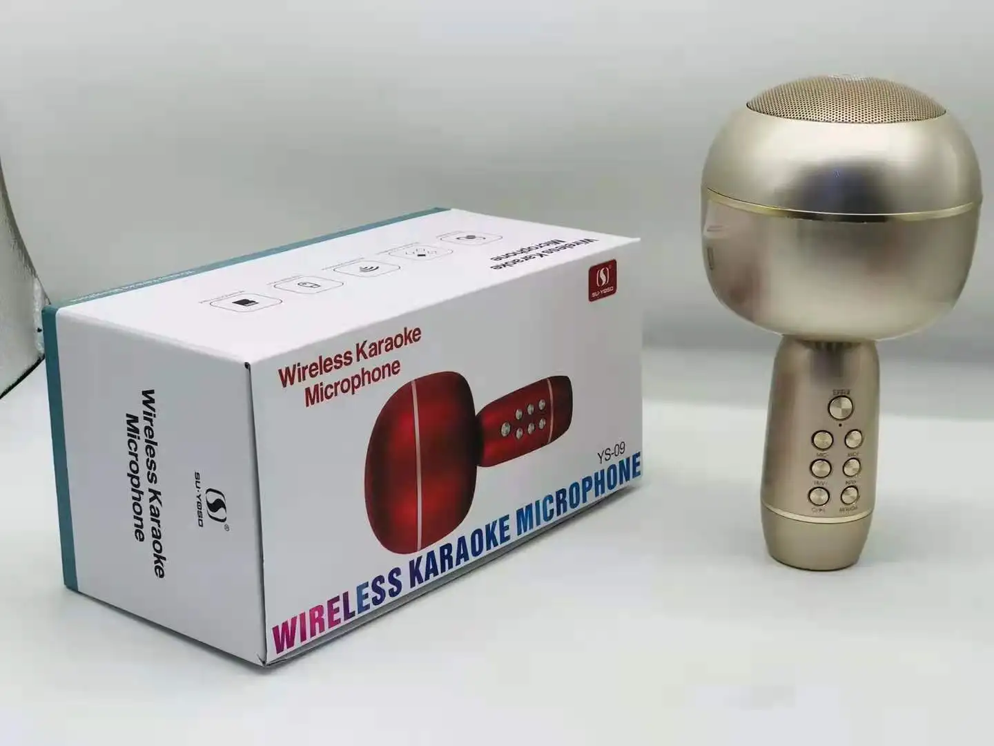 EONKO YS-09 Bluetooth-микрофон динамик домашний ТВ-плеер караока для детей с TF USB FM меняющий