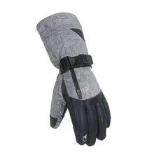 Мужские и женские новые зимние теплые водонепроницаемые износостойкие утепленные нескользящие спортивные лыжные перчатки с тонкой изоляцией