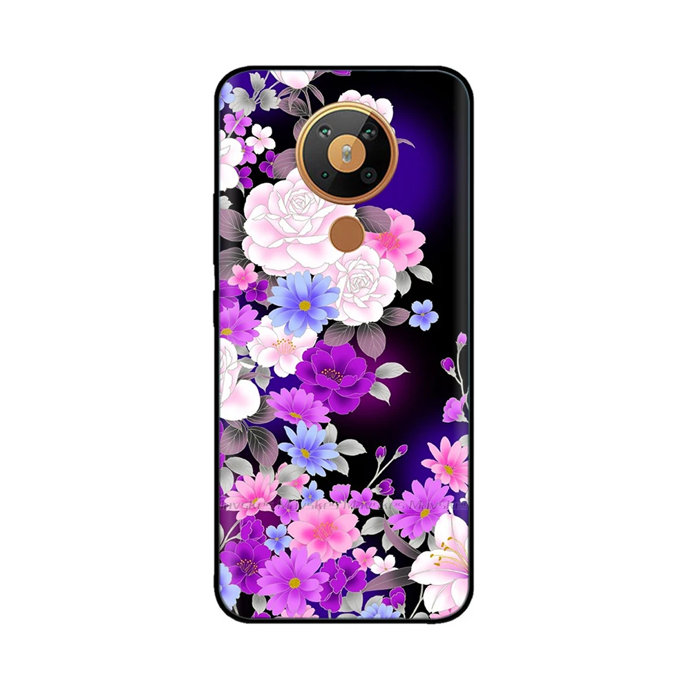Floral Silicone Soft TPU Phone Case - Vibrant Flower Design