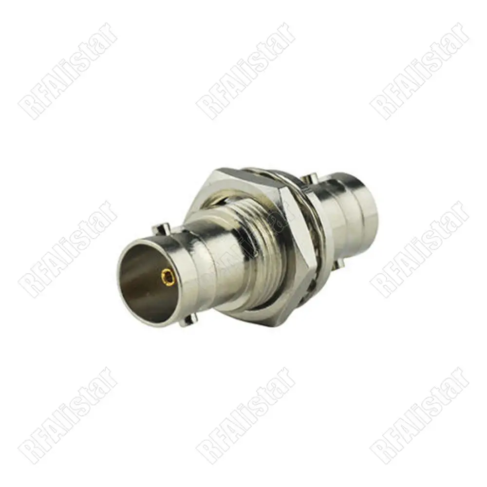 10 Pieces 75 ohm Adapter BNC Female to Jack Bulkhead With Nut 3G HD SDI Connector Straight BNC-BNC New Brass | Обустройство дома