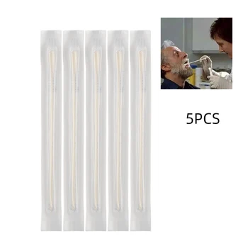 

5pcs Disposable Cotton Swabs Stick Gynecology Oral Blood Sampling Absorbent Eco-Friendly Cotton Swab for Home Hospital