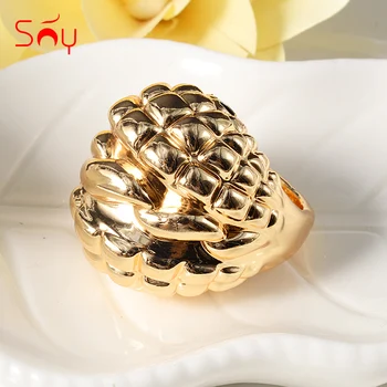 

Sunny Jewelry Big Ring 2020 New Design High Quality Copper Ring Jewelry For Women Cocktail Ring For Anniversary Party Findings