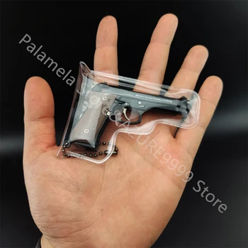 

3D BERETTA 92F Weapon Model Keychain Pendant funny kids Adult Toy