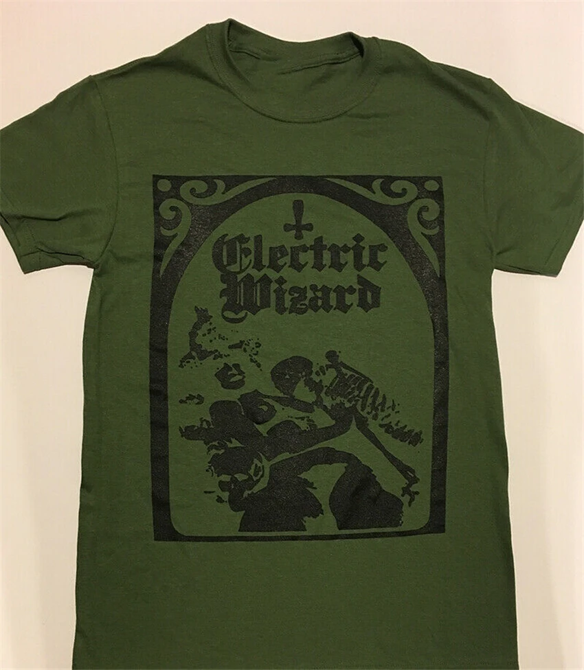 Camiseta mago eléctrico Doom Metal Stoner Rock Legalise Drugs Murder Green, camiseta Popular|Camisetas| - AliExpress