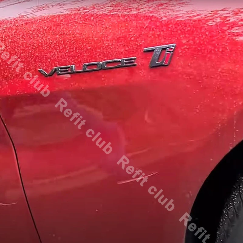 Alfa Romeo Giulia Stelvio Schriftzug - 3D Auto Logo In Schwarz