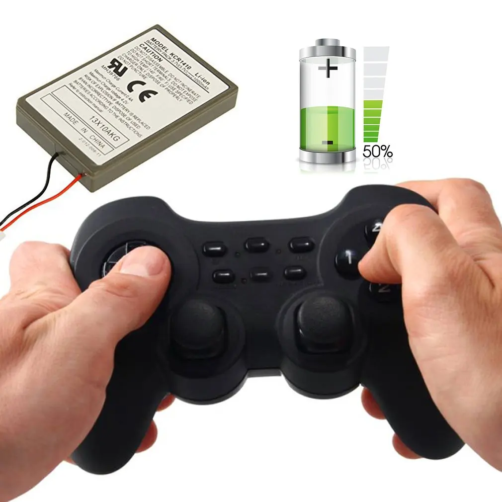 2 шт 1000Mah беспроводной контроллер батареи для PS4 PRO Аккумулятор для джойстика