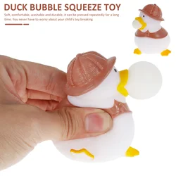 Boule de canard pour soulager l'anxiété, jouet interactif avec bulle soufflante, jouet à pression sensorielle, fournitures de fête, cadeau de noël 
