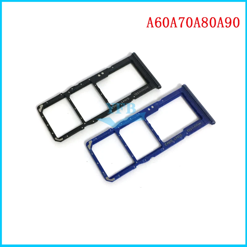 20 шт. Sim держатель лотка для samsung Galaxy A10 A105F A20 A30 A305F A50 A505 A505F A60 A70 A80 A90 лотка sim-карты слот запасная деталь