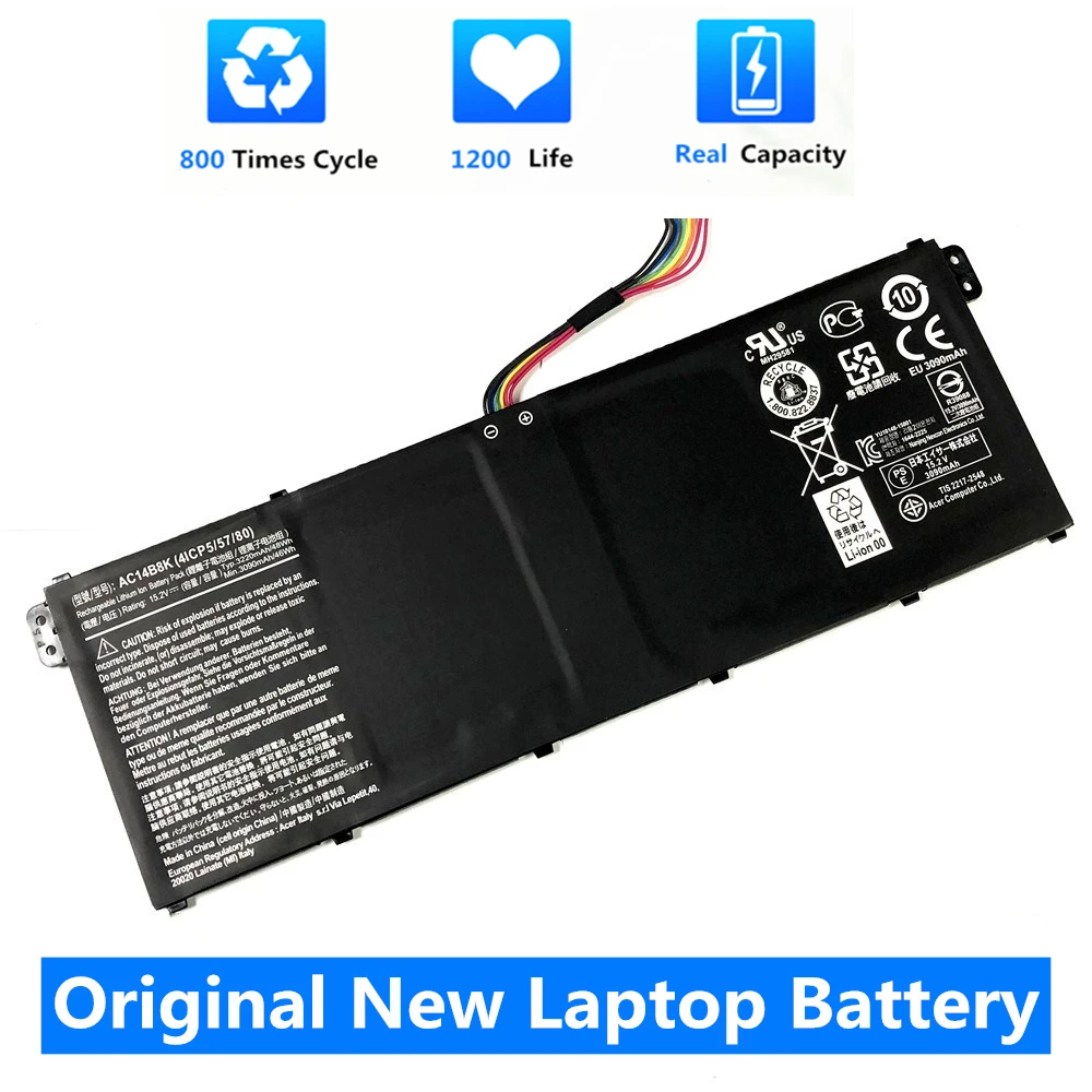 CSMHY AC14B8K Батарея для Acer Aspire CB3-111 CB5-311 ES1-511 ES1-512 ES1-520 S1-521 ES1-531ES1-731 E5-771G V3-371 V3-111 |