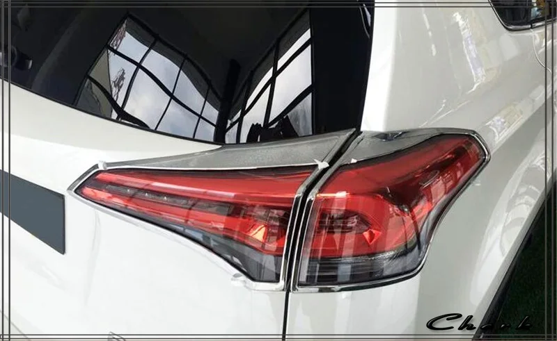 2 шт. для Toyota RAV4 2016 2017 автомобильные аксессуары Передняя крышка лампы фары отделка