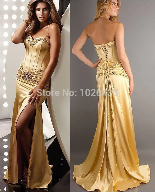 Vestidos para festa,, бисероплетение,, сексуальные, милые, вечерние, вечерние платья, вечерние платья, Русалка, золотые, длинные платья для выпускного вечера