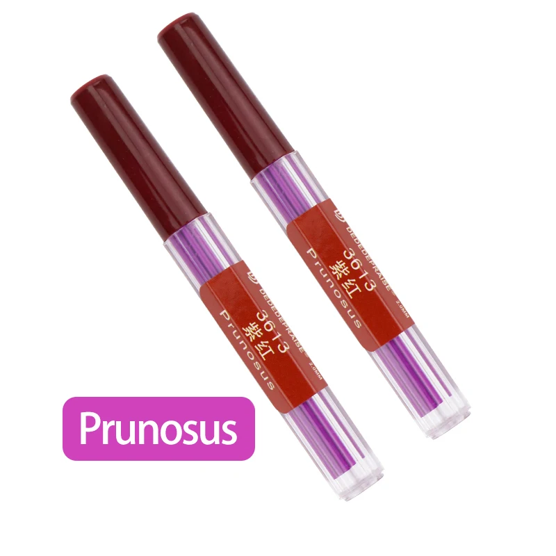 Prunosus-2pcs Dedepraise автоматические/механические стержни для карандаша 2,0 мм 36 цветов Сменные цветные карандашные грифели толстый грифель/сердечник/заправка - Цвет: Prunosus-2pcs