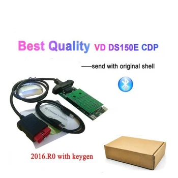 

DHL 4pcs/lot free ship Best V8.0 pcb 2016.R0 newest software on cd for delphis vd ds150e cdp bluetooth car/truck diagnostic tool