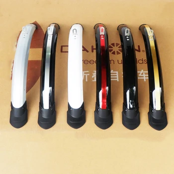 

20 inch Folding Bike Mudguard fender 2PCS Front Rear Cycling Bike Mud Guard MTB Bicycle Wings With Rear Light Bike Accessories