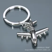 Производители оптовой продажи металла Civil авиация маленький брелок для ключей «Самолет» бутик креативная крутая подвесная модель самолет Авто шоу подарок