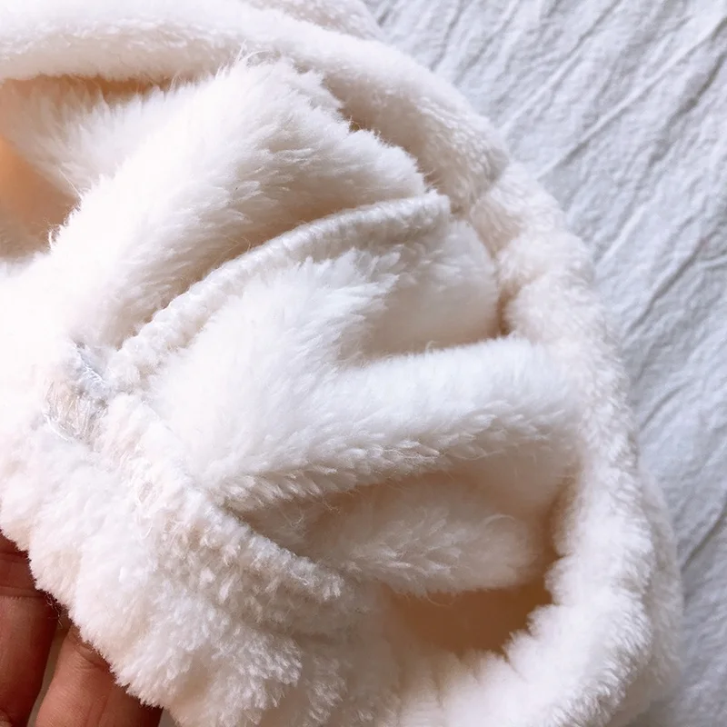 COOTELILI Teenager Girl Boy Winter Pants Fleece Thicken Warm Trousers Kids Boys Girls Home Pants Children Clothes Fashion (1)