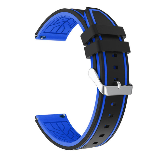Release 20mm 22mm 24mm 26mm Silicone Band Strap Watchband for Samsung Galaxy Watch 42mm 46mm Active 2 S2 S3 Huawei gt 2