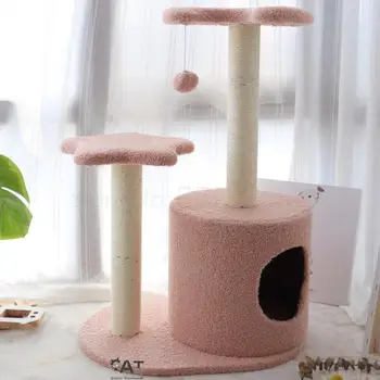 

Cat climbing frame cat nest cat tree sisal cat scratching board -I pick the moon for you-