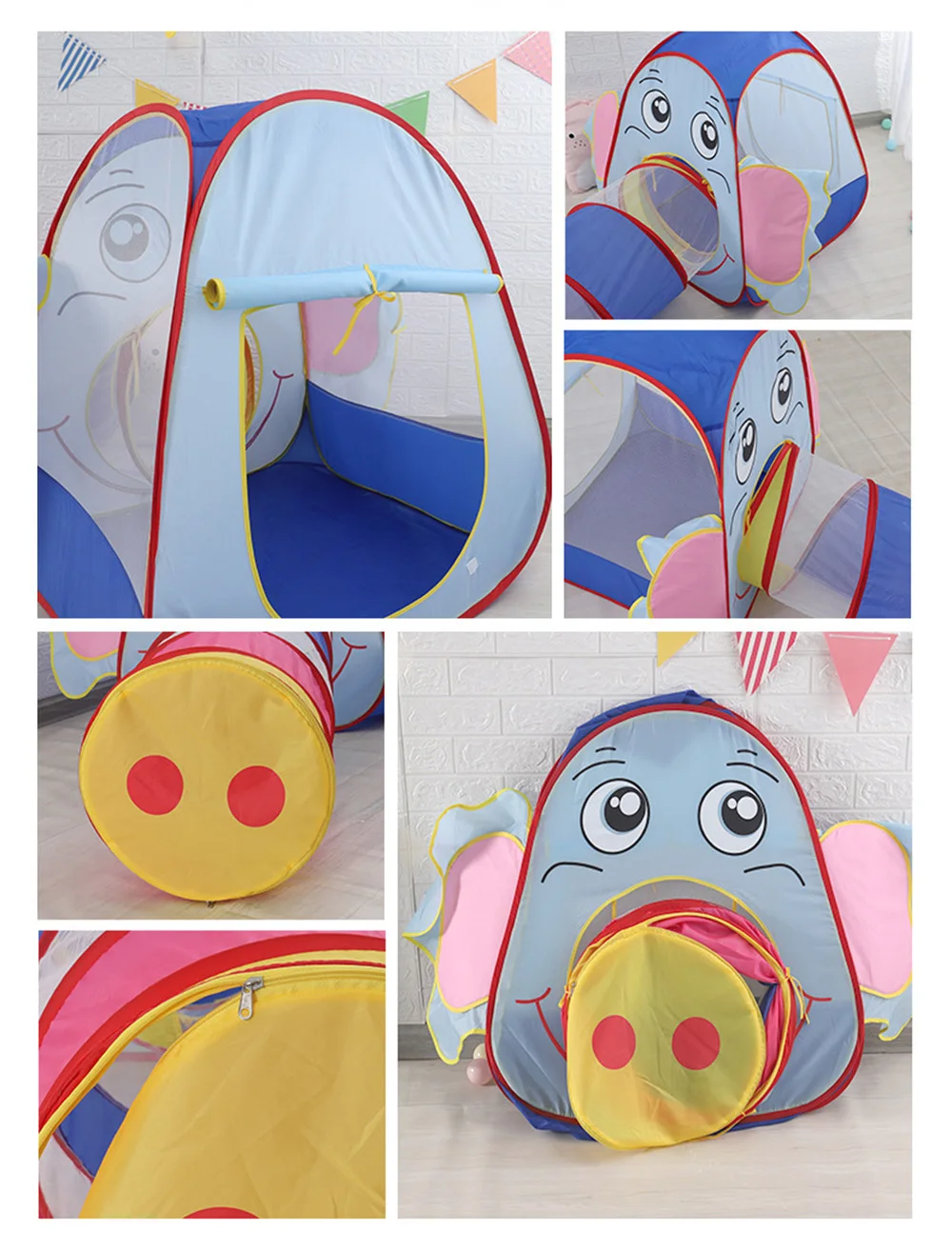Туннельная палатка для детей для ношения в помещении, детский бассейн с шариками игровой домик палатка для детей складной Открытый сканирование Игровая палатка для детей подарок