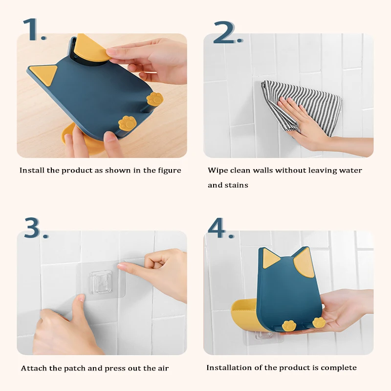 2pcs Free Punching Wall-Mounted Pot Lid Holder Multifunction Hanging Holder For Cutting Board Shelf Plastic Kitchen Storage Rack_voghion.com