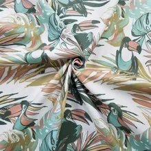 Модный тропический лес Droll Bird Ramphastos toco печать домашний диван дверной проем драпировочная ткань декоративная одежда Подушка 140 см 1 м/лот