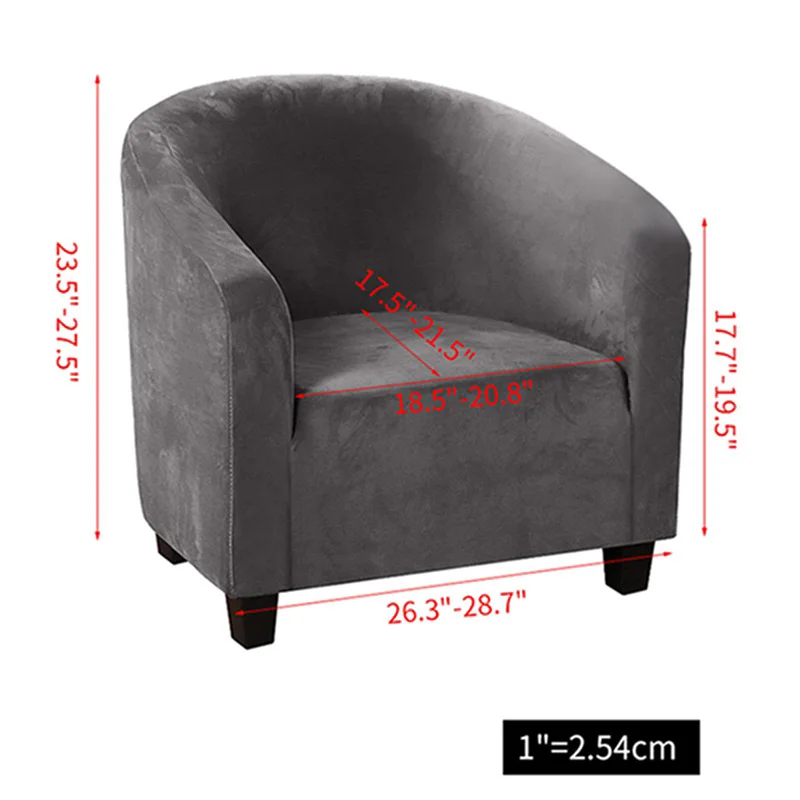 1 Seat Stretch Cover for Armchair Elastic Slip Covers Armchair Sofa Couch Cover Single Sofa Slipcover Seater Furniture Case