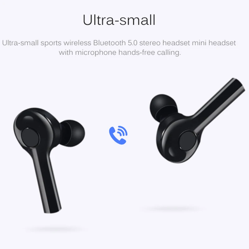 McGeSin Bluetooth 5 0 беспроводные наушники Мини спортивная Гарнитура бинауральные с