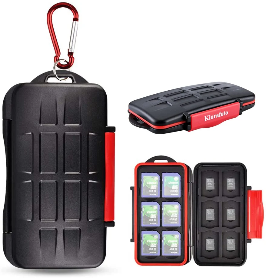 24 슬롯 메모리 카드 케이스 홀더 12 SD SDHC SDXC + 12 MSD 마이크로 SD MicroSD TF 카드 DSLR 미러리스 카메라, 스토리지 박스