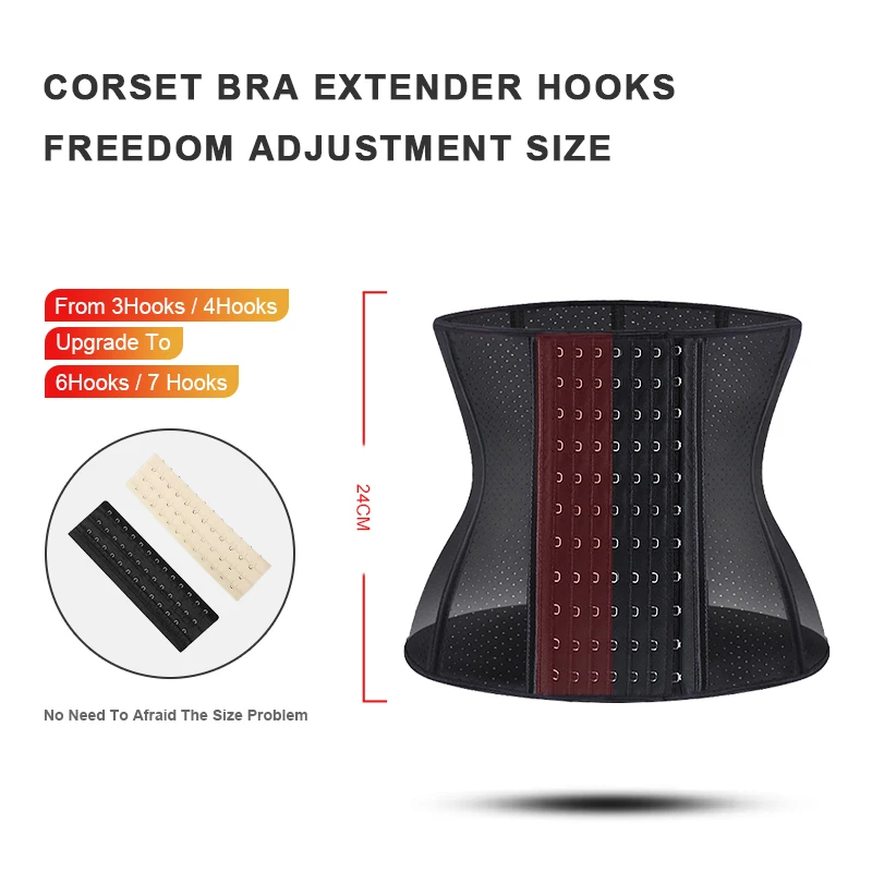 waist trainer extension hooks