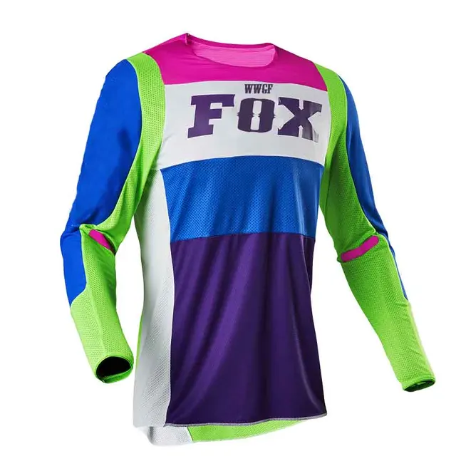 2021 customize team moto mtb motocross jersey Enduro Maillot Hombre DH BMX MX  Cycling Downhill jersey MULTI