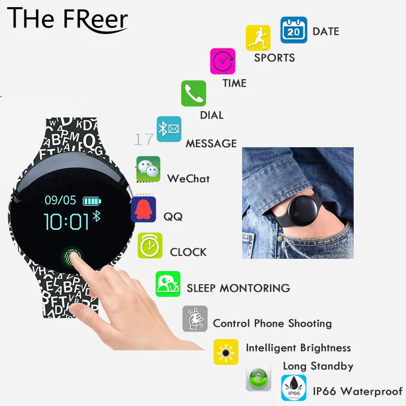 Bluetooth Смарт часы для Android IOS мужские женские спортивные умные Шагомер фитнес