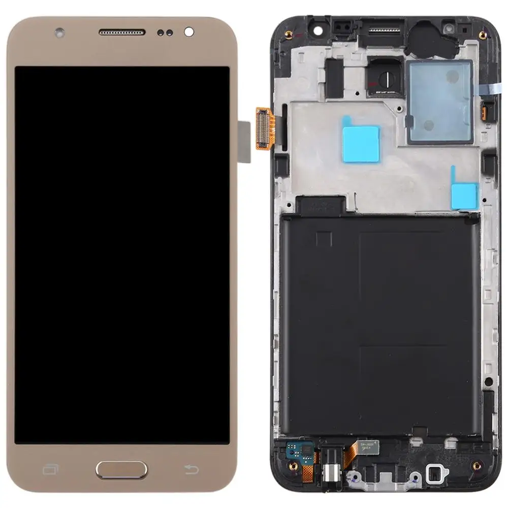 TFT материал ЖК-экран и дигитайзер полная сборка с рамкой для Galaxy J5()/J500F - Цвет: Золотистый
