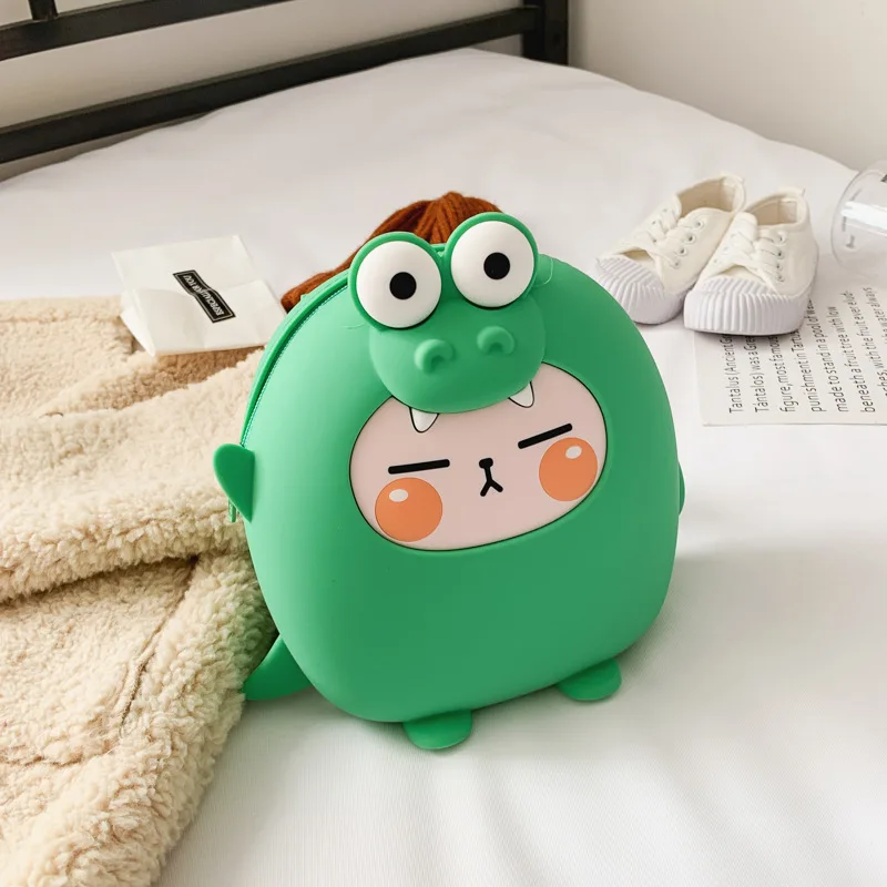 Детская школьная сумка силиконовая мультяшная игрушка Детский рюкзак школьные