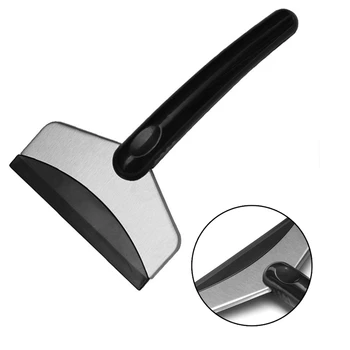 

1 Pc Car Winter Ice Scraping Tool Stainless Steel Snow Shovel Does Not Hurt Glass Multifunctional Defrost Snow Scraping Artifact