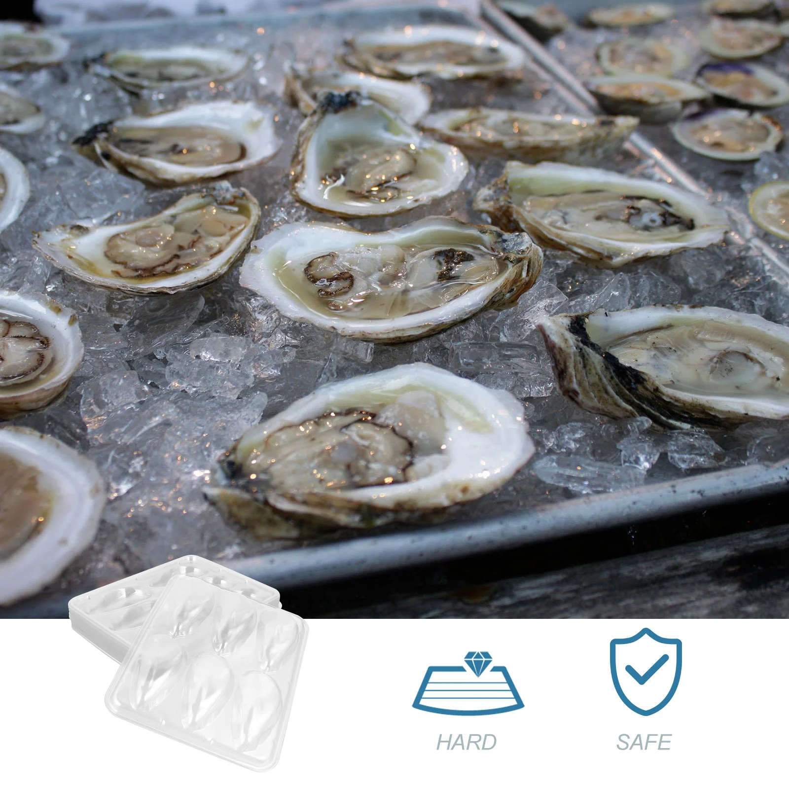 Stainless Steel Oyster Pan, Shell Shaped Plate colorsilver 1pcs 超格安価格