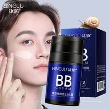 BingJu натуральный мужской BB крем солнцезащитный крем для лица основа под макияж увлажняющий отбеливающий цвет уход за кожей 50 г