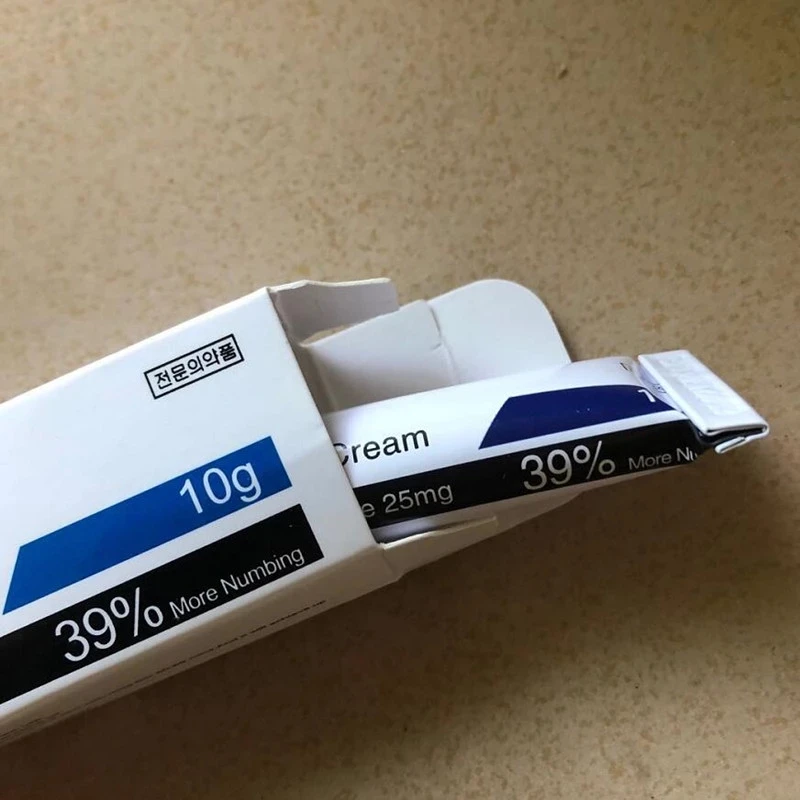 Crema de tubo de J-PRO para antes del tatuaje, crema de tatuaje para cejas, labios, delineador de ojos, 10g, 39%