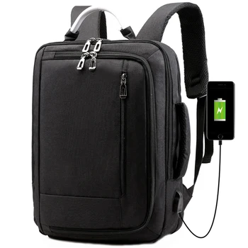 

NEW-New Business Bag 15.6-Inch Computer Bag Usb Charging Backpack Waterproof Travel Men and Women Backpack