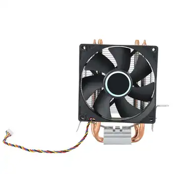 

CPU Fan 4-Pin Connector Down Blow 2-Brass-Pipe Ultra-Quiet Adjustable Speed Non-Light Black Hot