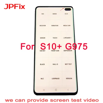 

JPFix LCD Display For SAMSUNG S10 Plus SM-G975F S10+ Leakage point Defect spot Shadow Line Screen Assembly Replacement