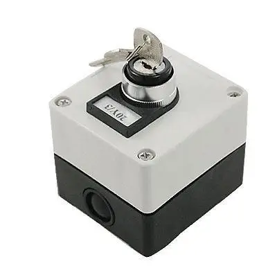 

on/off/on Three 3 Position Key Lock Rotary Selector Select Switch Station New