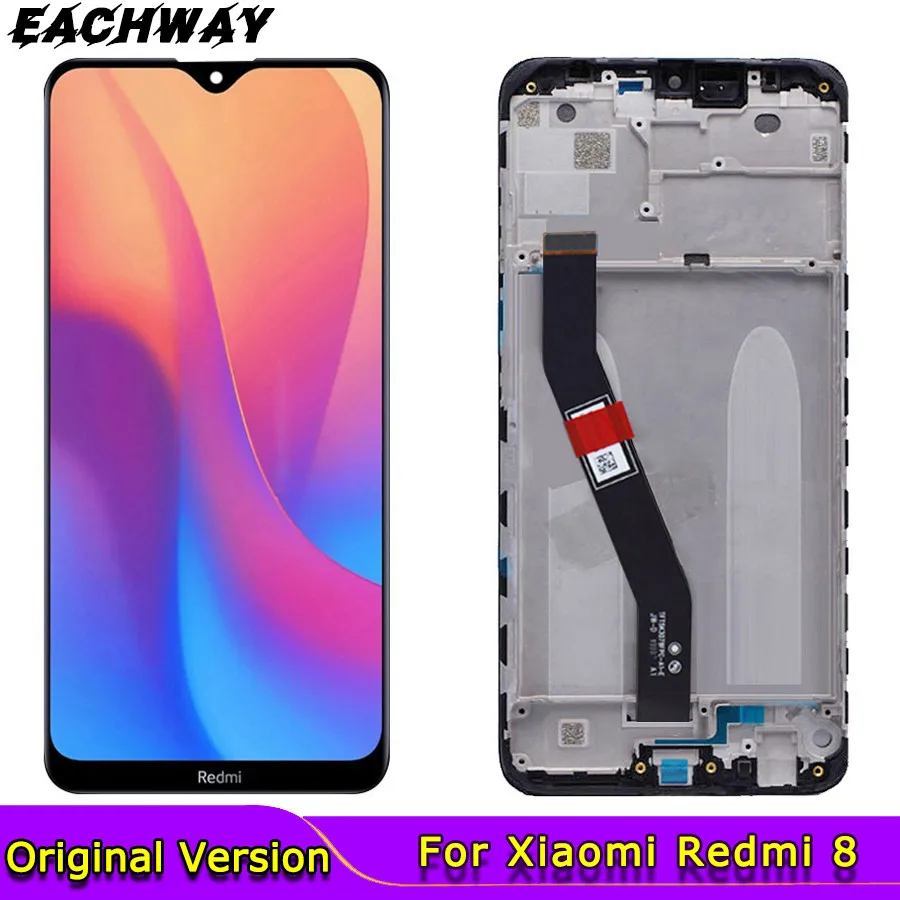 ЖК дисплей для Xiaomi Redmi 8 сенсорный экран с дигитайзером в сборе и рамкой Redmi8 Замена