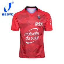 RESYO для / RC TOULON Мужская Домашняя футболка для регби, Спортивная рубашка S-5XL