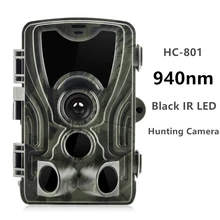 Gougxcy HC801 16MP охотничья камера 940nm Инфракрасные светодиоды Трейл камеры IP65 Водонепроницаемый ночного видения Дикая камера Скаут фото ловушки