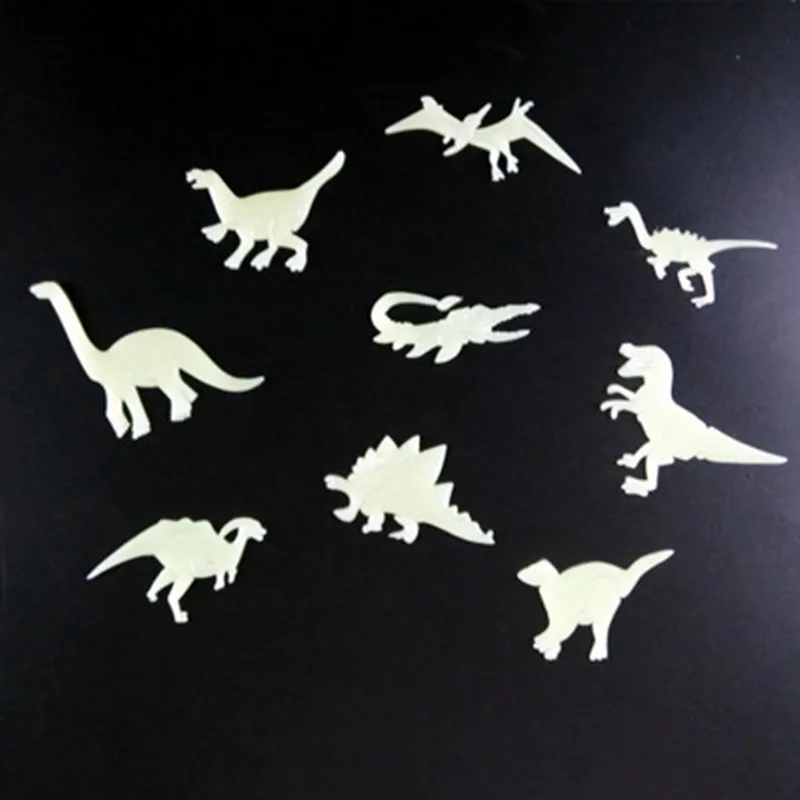 9-Pieces-one-set-Glow-In-The-Dark-Dinosaurs-Kid-Toys-for-Children-Stickers-Ceiling-Decal (2)