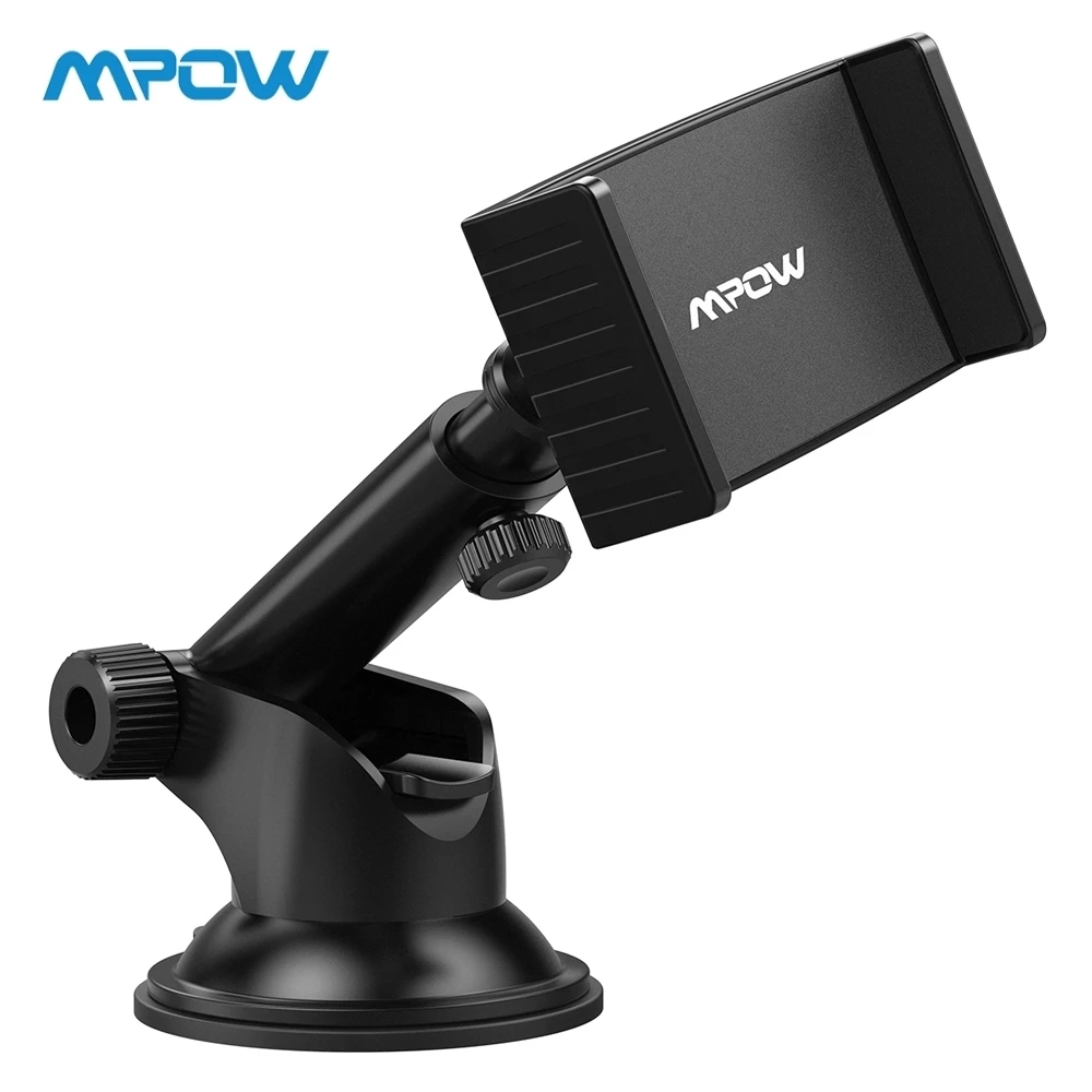 MPOW TOP Dashboard Автомобильный держатель 360 градусов Универсальный держатель для телефона Гибкая и регулируемая присоска для 4,0-6,0 дюймовых телефонов gps