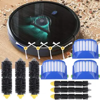 

Sweeping Robot Filter Main Brush Side Brush Filter Replacement Accessories Fit for iRobot 600 Series Sweeping Robot
